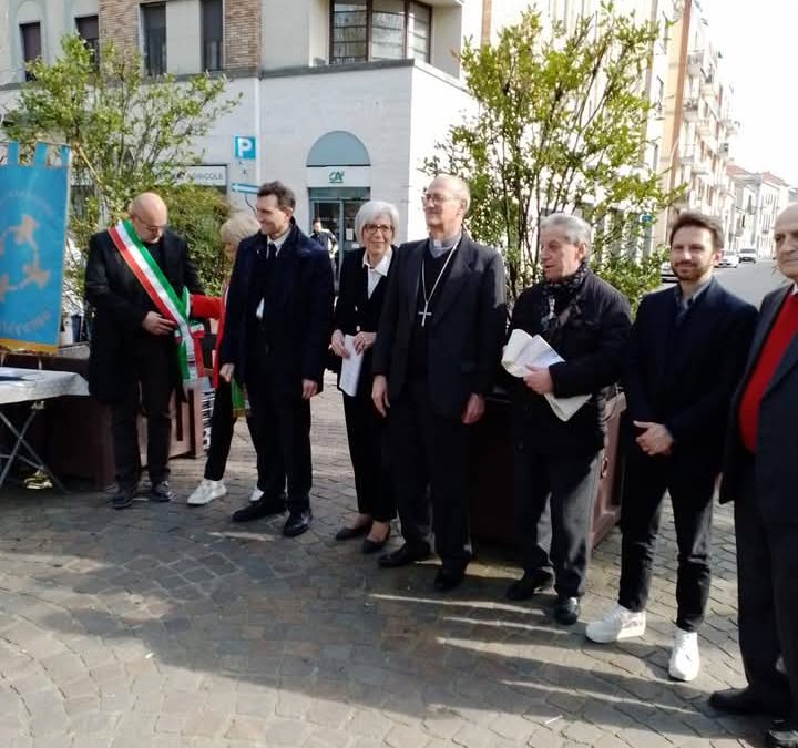 Cerimonia di Intitolazione dei Giardini di P.zza Volta a Mons. Stefano CERRI